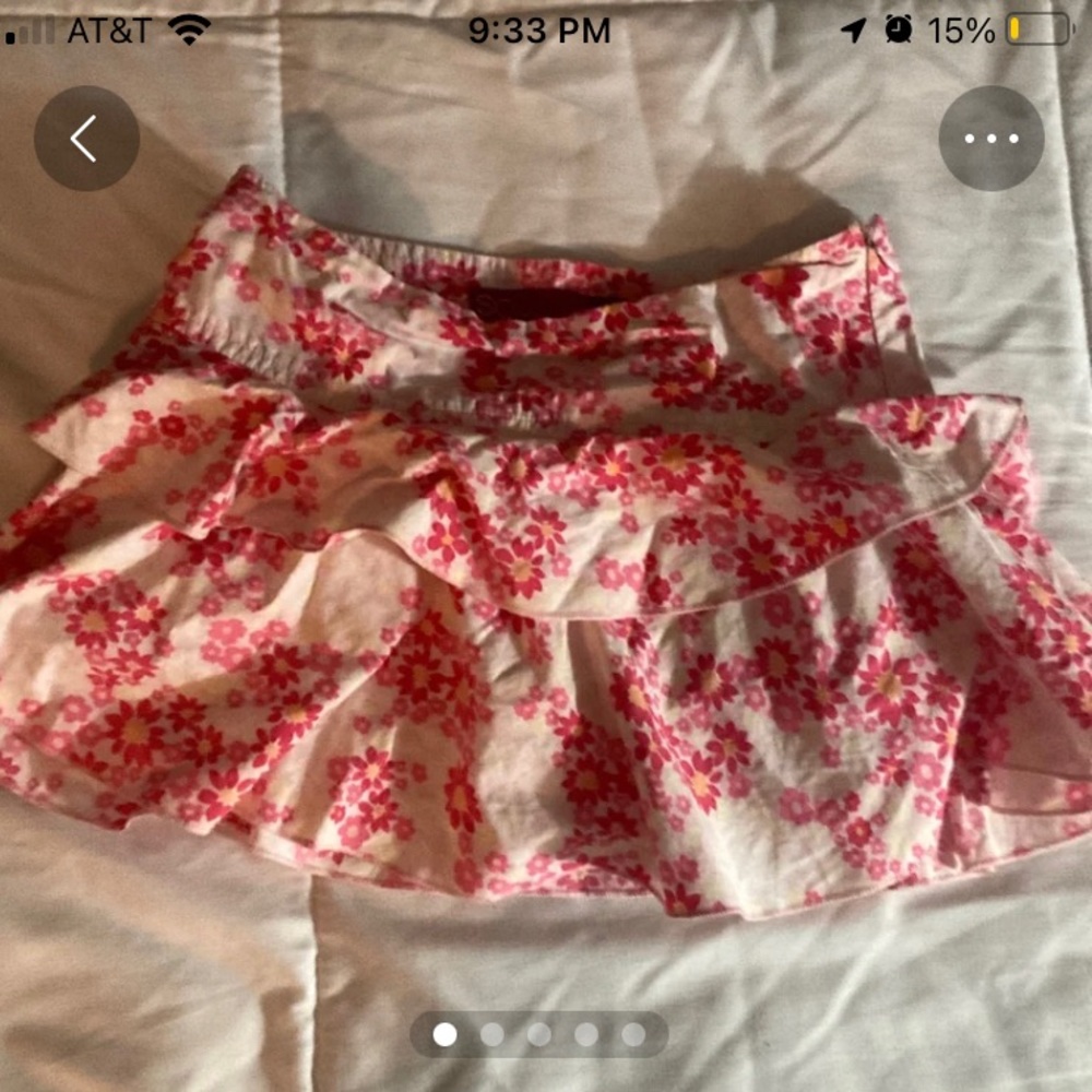Ruffled Mini Skort
